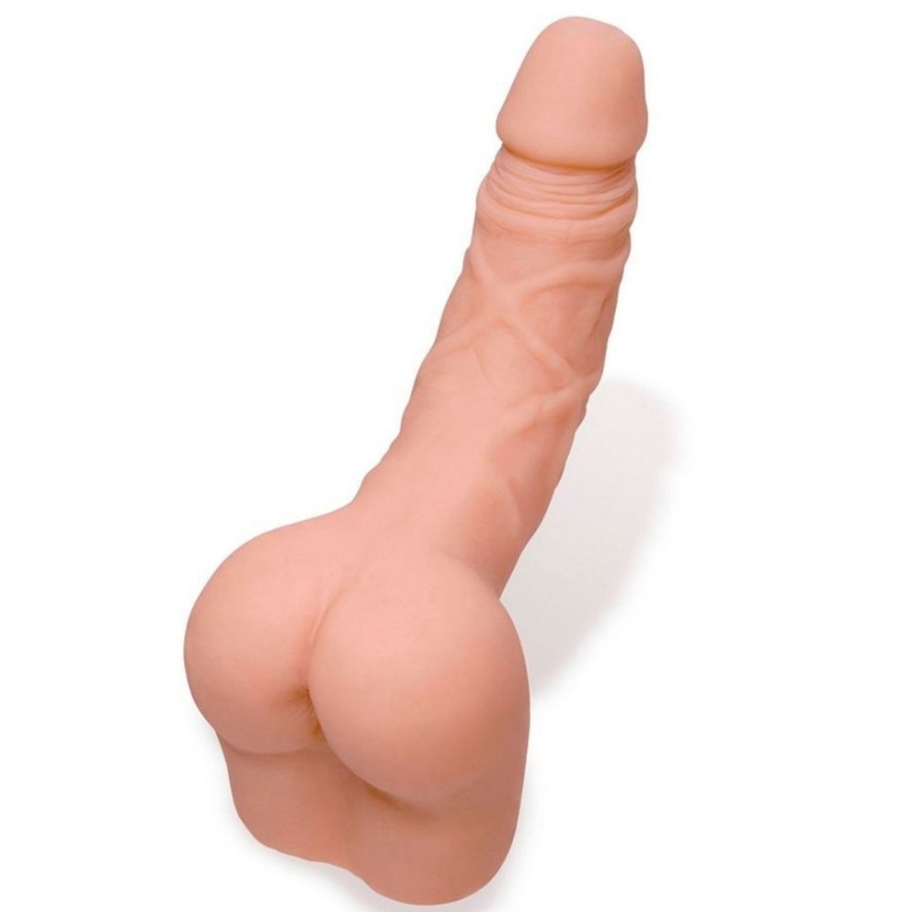 masturbatore 2 in 1 ano finto dildo realistico