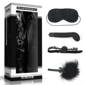 Kit Bondage Deluxe Con Vibratore Nero